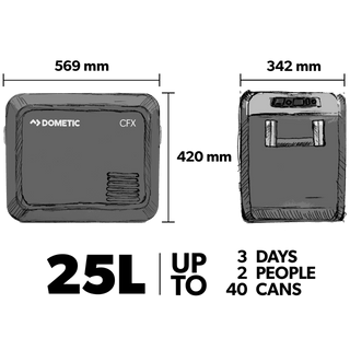 Dometic CFX3 25 - Tragbare Kühlbox 25L - Ultra High Performance - Xperts 4x4