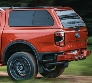 Hardtop Aeroklas Ford Ranger 2023+ NEXT GEN | Extra-Cab Aeroklas Diffused Silver (PN4FW) / EXTRA-CAB 304138200233-PN4FW Xperts4x4