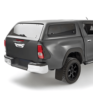 Hardtop Aeroklas Stylish Toyota Hilux DC 2016+ | Klappfenster Aeroklas 1G3: Grey (Grau) 304130300219-1G3 Xperts4x4