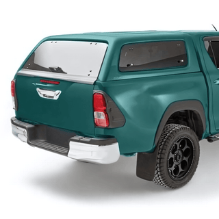 Hardtop Aeroklas Stylish Toyota Hilux DC 2016+ | Klappfenster Aeroklas 6S3: Green (Grün) 304130300219-6S3 Xperts4x4