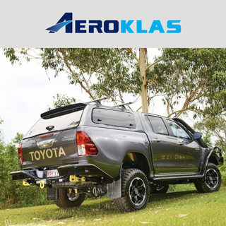 Hardtop Aeroklas Stylish Toyota Hilux DC 2016+ | Klappfenster Aeroklas Xperts4x4