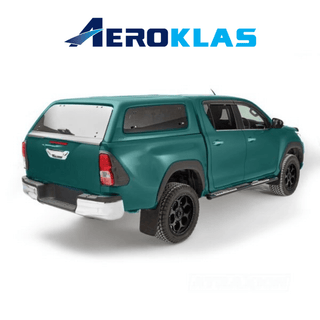 Hardtop Aeroklas Stylish Toyota Hilux DC 2016+ | Klappfenster Aeroklas Xperts4x4