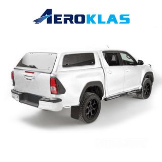 Hardtop Aeroklas Stylish Toyota Hilux DC 2016+ | Klappfenster Aeroklas Xperts4x4