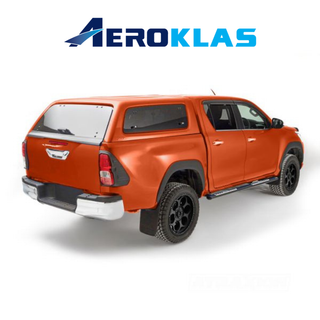 Hardtop Aeroklas Stylish Toyota Hilux DC 2016+ | Klappfenster Aeroklas Xperts4x4