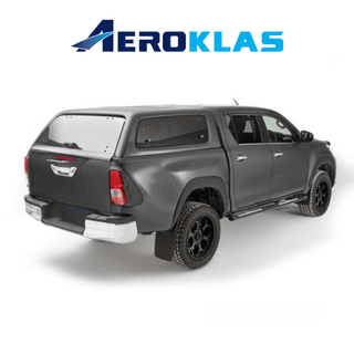 Hardtop Aeroklas Stylish Toyota Hilux DC 2016+ | Klappfenster Aeroklas Xperts4x4