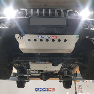 Schutz Almont4wd Getriebe - Jeep Wrangler JL ALMONT4WD Duralumin  AW5083H111 / 8 mm PDJJLB8 Xperts4x4