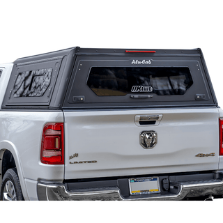 Hardtop Alu-Cab Contour Dodge RAM 1500 2009 zu Gegenwart Alu-Cab 6.5" Pritsche Standard = 195cm / Mit Seitenfenster aus Glas AC-C2-65-RAM-W Xperts4x4