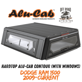 Hardtop Alu-Cab Contour Dodge RAM 1500 2009 zu Gegenwart Alu-Cab 5.5" Kurze Pritsche = 174cm / Mit Seitenfenster aus Glas AC-C2-55-RAM-W Xperts4x4