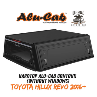 Hardtop Alu-Cab Contour Toyota Hilux 2016 bis Present Alu-Cab Extra Cab / Ohne Seitenfenster verglast AC-C2-X-TH16 Xperts4x4