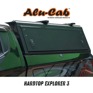 Hardtop Alu-Cab Explorer 3 Toyota Hilux 2005 bis 2015 - Schwarz Alu-Cab Xperts4x4