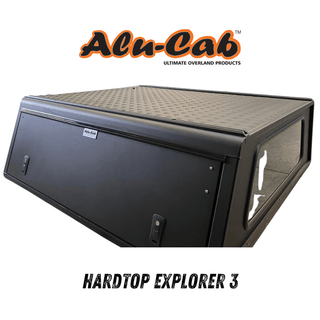 Hardtop Alu-Cab Explorer 3 Toyota Hilux 2005 bis 2015 - Schwarz Alu-Cab Xperts4x4