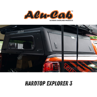 Hardtop Alu-Cab Explorer 3 Toyota Hilux 2005 bis 2015 - Schwarz Alu-Cab Xperts4x4