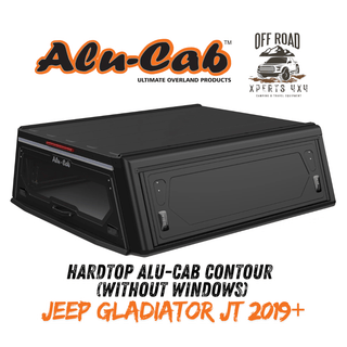 Hardtop Jeep Gladiator JT 2019+ | Alu-Cab Contour | Aluminium Schwarz Alu-Cab Ohne Seitenfenster Verglast AC-C2-D-JG19 Xperts4x4