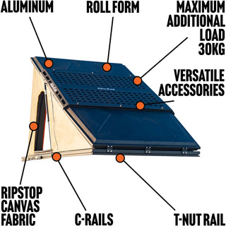 Dachzelt LT-50 Lightweight Alu-Cab | Aluminium Alu-Cab AC-RT-LW Xperts4x4