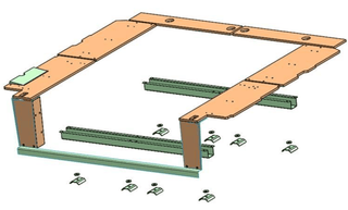 Finishing Kit für Schubladen ARB 1355x505x310 | Ford Ranger/Raptor 2023+ ARB MAP21TLFKEK Xperts4x4