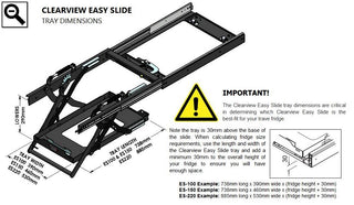 Schiebe-/Kipp-Platte (Drop-slide) ClearView - Easy Slide ClearView Xperts4x4