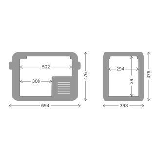 Tragbare Kühlbox Dometic CFX3 45 - 46L - Hochleistungskompressor - Xperts 4x4