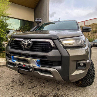 Windenhalterung von Seilwinde Toyota Hilux 2021 a Present auf Stoßstangen Original N4 OFFROAD N4-KMT052 Xperts4x4