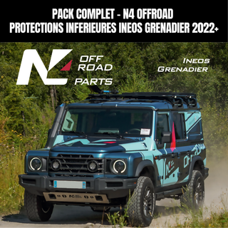 Vollständiger Schutz Ineos Grenadier 2022+ N4 Offroad - Pack Aluminiumpanzerungen N4 OFFROAD BLAV103A+ BLBT95A+ BLBT99A+ BLDV66B+ BLDV67A+ BLDV68A+ BLRE69B+ SUKT47 Xperts4x4