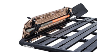 Seitliche Befestigungen für Maxtrax / TREDPRO auf Galerie Pioneer RHINORACK Rhino Rack 43159 Xperts4x4