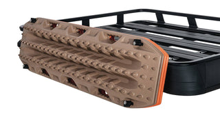 Seitliche Befestigungen für Maxtrax / TREDPRO auf Galerie Pioneer RHINORACK Rhino Rack 43159 Xperts4x4