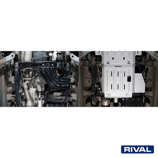 Unterfahrschutz Verteilergetriebe RIVAL4X4 - Dodge RAM 1500 DIESEL - Aluminium 6mm - Xperts 4x4