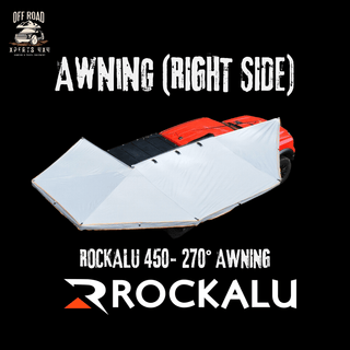 Markise 270° Rechts | ROCKALU 450 | Selbsttragend Rockalu ROCK450R Xperts4x4