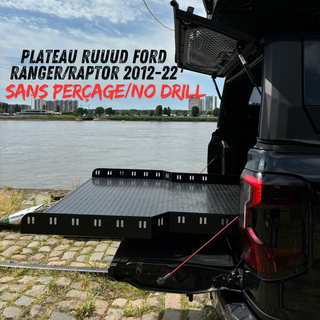 Schiebeplateau RUUUD Ford Ranger/Raptor 2012 bis 2022 (Ohne Bohren) RUUUD 20-10010 Xperts4x4