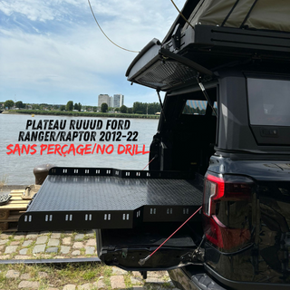 Schiebeplateau RUUUD Ford Ranger/Raptor 2012 bis 2022 (Ohne Bohren) RUUUD 20-10010 Xperts4x4