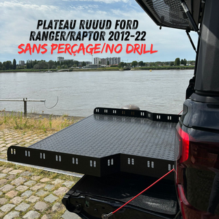 Schiebeplateau RUUUD Ford Ranger/Raptor 2012 bis 2022 (Ohne Bohren) RUUUD 20-10010 Xperts4x4