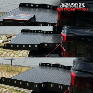 Schiebeplateau RUUUD Ford Ranger/Raptor 2023+ NEXT GEN (Ohne Bohren) RUUUD 20-10120-Ford Xperts4x4