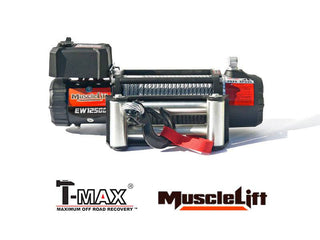 Seilwinde T-MAX Muscle Fit MW12500 | 5665 Kg | 12V & 24V T-MAX Xperts4x4