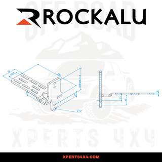 Markise 270° XL - Rockalu 450 Freistehend (GEN 2) mit LED | RECHTS auf Xperts4x4 Zubehör 4x4 Off-Road