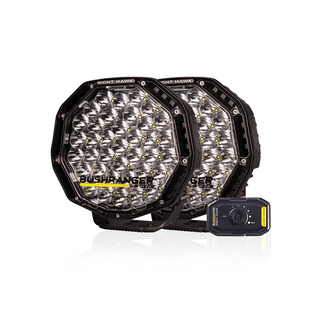 2x Scheinwerfer 9" Spot Bushranger Night Hawk SR (inkl. Lichtkegel) auf Xperts4x4 Zubehör 4x4 Off-Road