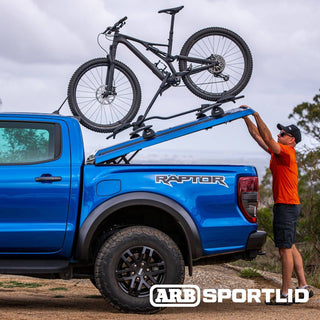 Abdeckung Kofferraummulde - Sportlid V ARB + Schienensystem - Ford Ranger 2012+ / Raptor 2018+ bei Xperts4x4 Zubehör 4x4 Off-Road