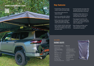 Duschkabine CAMPBOSS - BOSS Nudie Shower Tent auf Xperts4x4 Zubehör 4x4 Off-Road