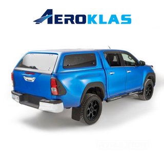 Hardtop Aeroklas Stylish Toyota Hilux DC 2016+ | Klappfenster auf Xperts4x4 Zubehör 4x4 Off-Road