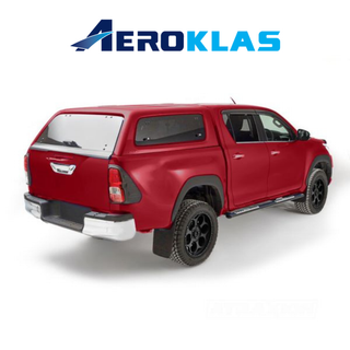 Hardtop Aeroklas Stylish Toyota Hilux DC 2016+ | Klappfenster auf Xperts4x4 Zubehör 4x4 Off-Road