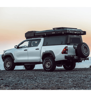 Hardtop Alu-Cab Explorer 3 Toyota Hilux 2005 bis 2015 - Schwarz auf Xperts4x4 Zubehör 4x4 Off-Road