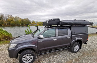 Hardtop Alu-Cab Explorer 3 Toyota Hilux 2005 bis 2015 - Schwarz auf Xperts4x4 Zubehör 4x4 Off-Road