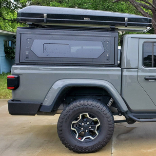 Hardtop Jeep Gladiator JT 2019+ | Alu-Cab Kontur | Aluminium Schwarz auf Xperts4x4 Zubehör 4x4 Off-Road