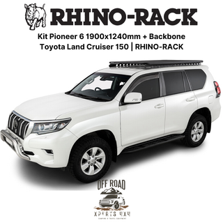 Kit Modularer Dachträger 1900x1240mm mit Backbone | Toyota Land Cruiser 150 | RHINO-RACK auf Xperts4x4 Zubehör 4x4 Off-Road