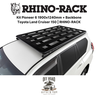 Kit Modularer Dachträger 1900x1240mm mit Backbone | Toyota Land Cruiser 150 | RHINO-RACK auf Xperts4x4 Zubehör 4x4 Off-Road