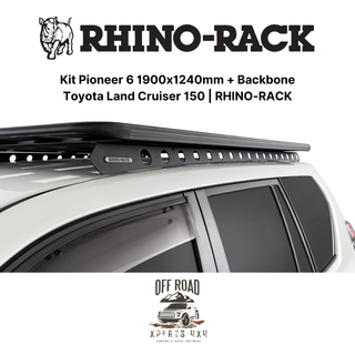 Kit Modularer Dachträger 1900x1240mm mit Backbone | Toyota Land Cruiser 150 | RHINO-RACK auf Xperts4x4 Zubehör 4x4 Off-Road