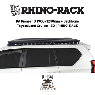 Kit Modularer Dachträger 1900x1240mm mit Backbone | Toyota Land Cruiser 150 | RHINO-RACK auf Xperts4x4 Zubehör 4x4 Off-Road