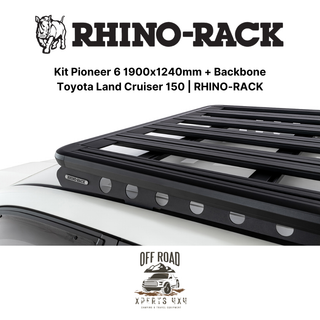 Kit Modularer Dachträger 1900x1240mm mit Backbone | Toyota Land Cruiser 150 | RHINO-RACK auf Xperts4x4 Zubehör 4x4 Off-Road