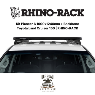 Kit Modularer Dachträger 1900x1240mm mit Backbone | Toyota Land Cruiser 150 | RHINO-RACK auf Xperts4x4 Zubehör 4x4 Off-Road