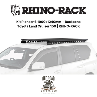 Kit Modularer Dachträger 1900x1240mm mit Backbone | Toyota Land Cruiser 150 | RHINO-RACK auf Xperts4x4 Zubehör 4x4 Off-Road