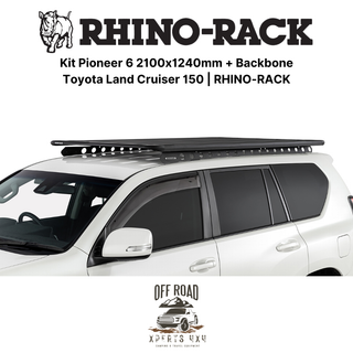 Kit Modularer Dachträger 2100x1240mm mit Backbone | Toyota Land Cruiser 150 | RHINO-RACK auf Xperts4x4 Zubehör 4x4 Off-Road