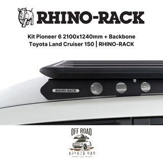 Kit Modularer Dachträger 2100x1240mm mit Backbone | Toyota Land Cruiser 150 | RHINO-RACK auf Xperts4x4 Zubehör 4x4 Off-Road